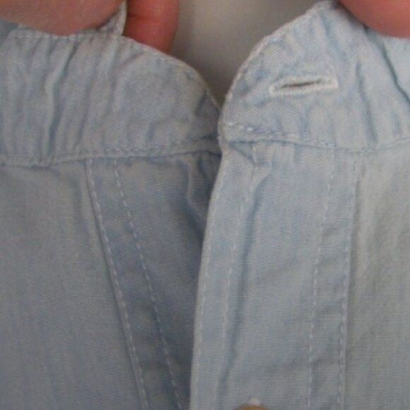 ACME Clothing Shirt L/XL, Chambray, Bugs, Daffy, Tweety, Sylvester, Sam, VINTAGE - Picture 10 of 14